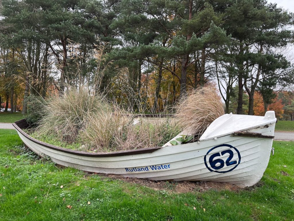 Boat display at Rutland Water