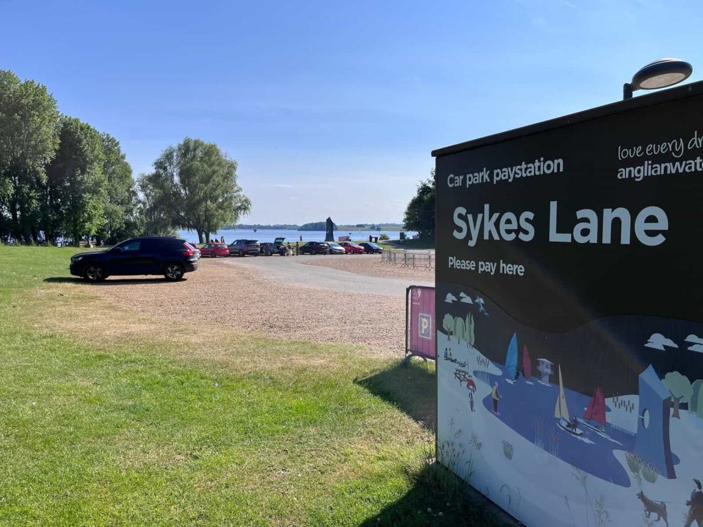 Rutland Water Car Park at Sykes Lane