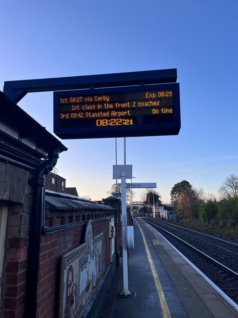 Waiting for the Oakham to London Direct Train