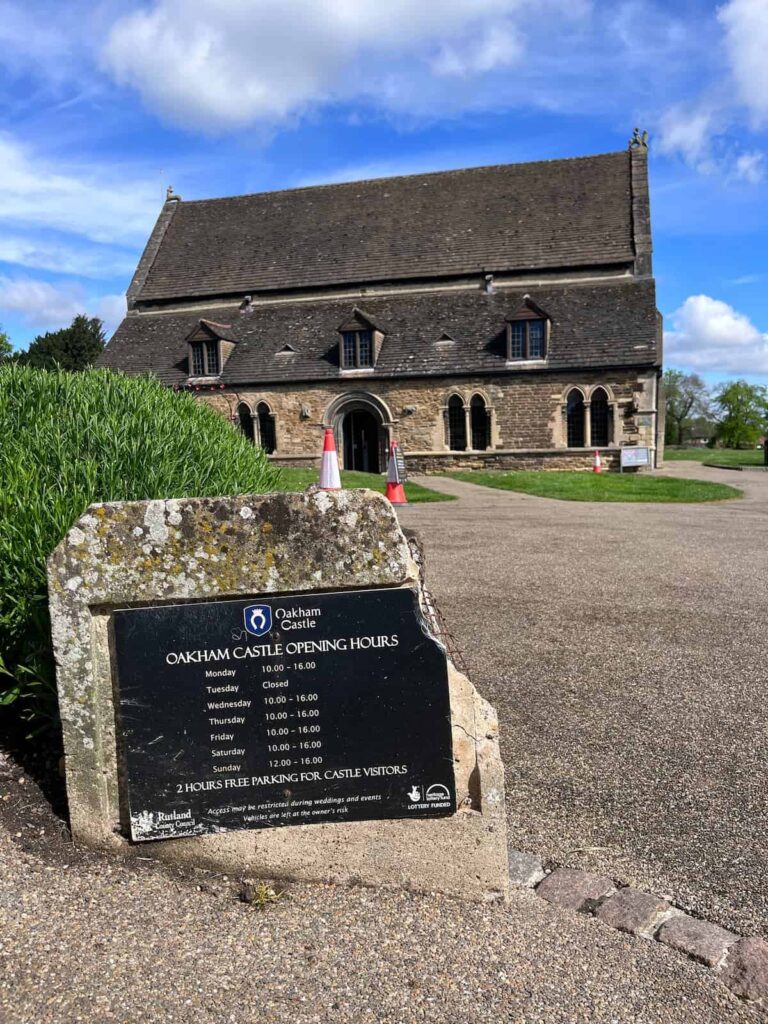Approach to Oakham Castle